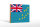 Holzschild Flagge Tuvalus 18x12 cm Flag of Tuvalu Dekoration