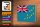 Holzschild Flagge Tuvalus 18x12 cm Flag of Tuvalu Dekoration