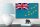 Holzschild Flagge Tuvalus 18x12 cm Flag of Tuvalu Dekoration