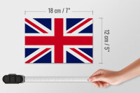 Holzschild Flagge Union Jack 18x12 cm Flag United Kingdom Dekoration