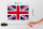 Holzschild Flagge Union Jack 18x12 cm Flag United Kingdom Dekoration