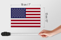Holzschild Flagge Vereinigte Staaten 18x12cm United States Dekoration