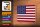 Holzschild Flagge Vereinigte Staaten 18x12cm United States Dekoration