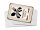 Blechpostkarte Spruch 10x14 cm Chefkoch parking only Metall Deko Schild