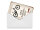 Blechpostkarte Spruch 10x14 cm Bike parking only Metall Deko Schild