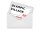 Blechpostkarte London 14x10 cm Olympic Village 2012 Metall Deko Schild