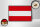 Holzschild Flagge Österreich 18x12cm Retro Flag of Austria