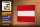 Holzschild Flagge Österreich 18x12cm Retro Flag of Austria