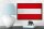 Holzschild Flagge Österreich 18x12cm Retro Flag of Austria