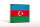 Holzschild Flagge Aserbaidschan 18x12cm Retro Azerbaijan