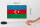 Holzschild Flagge Aserbaidschan 18x12cm Retro Azerbaijan