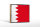 Holzschild Flagge Bahrains 18x12cm Retro Flag of Bahrain