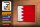Holzschild Flagge Bahrains 18x12cm Retro Flag of Bahrain