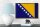 Holzschild Flagge Bosnien und Herzegowina 18x12cm Retro
