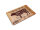 Blechpostkarte Metzger 14x10 cm Beef cuts Organic Metzgerei Deko Schild