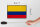 Holzschild Flagge Kolumbien 18x12cm Retro Flag Colombia