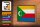 Holzschild Flagge der Komoren 18x12cm Retro Flag Comoros