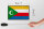 Holzschild Flagge der Komoren 18x12cm Retro Flag Comoros
