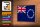 Holzschild Flagge Cookinseln 18x12cm Retro Cook Islands