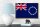 Holzschild Flagge Cookinseln 18x12cm Retro Cook Islands