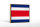Holzschild Flagge Costa Ricas 18x12cm Retro Costa Rica