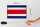 Holzschild Flagge Costa Ricas 18x12cm Retro Costa Rica