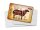 Blechpostkarte Lamm 14x10 cm Lamb cuts Organic Metzgerei Deko Schild