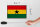 Holzschild Flagge Ghanas 18x12 cm Retro Flag of Ghana Dekoration