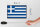 Holzschild Flagge Griechenlands 18x12 cm Retro Flag Greece Dekoration