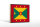 Holzschild Flagge Grenadas 18x12 cm Retro Flag of Grenada Dekoration