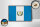 Holzschild Flagge Guatemalas 18x12 cm Retro Flag Guatemala Dekoration