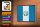 Holzschild Flagge Guatemalas 18x12 cm Retro Flag Guatemala Dekoration
