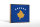 Holzschild Flagge Kosovo 18x12 cm Retro Flag of Kosovo Dekoration