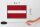 Holzschild Flagge Lettlands 18x12 cm Retro Flag of Latvia Dekoration