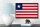 Holzschild Flagge Liberias 18x12 cm Retro Flag of Liberia Dekoration