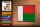 Holzschild Flagge Madagaskars 18x12 cm Retro Madagascar Dekoration