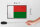 Holzschild Flagge Madagaskars 18x12 cm Retro Madagascar Dekoration