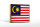 Holzschild Flagge Malaysias 18x12cm Retro Flag of Malaysia Dekoration