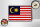 Holzschild Flagge Malaysias 18x12cm Retro Flag of Malaysia Dekoration