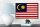 Holzschild Flagge Malaysias 18x12cm Retro Flag of Malaysia Dekoration