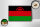 Holzschild Flagge Malawis 18x12 cm Retro Flag of Malawi Dekoration