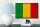 Holzschild Flagge Malis 18x12 cm Retro Flag of Mali Dekoration
