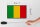 Holzschild Flagge Malis 18x12 cm Retro Flag of Mali Dekoration
