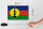 Holzschild Flagge Neukaledonien 18x12 cm Retro Flag  Dekoration