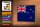 Holzschild Flagge Neuseelands 18x12 cm Retro New Zealand Dekoration