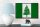 Holzschild Flagge Norfolkinsel 18x12 cm Retro Flag  Dekoration