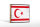 Holzschild Flagge Nordzypern 18x12 cm Retro Flag Dekoration