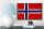 Holzschild Flagge Norwegens 18x12 cm Retro Flag Norway Dekoration