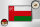 Holzschild Flagge Omans 18x12 cm Retro Flag of Oman Dekoration