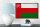 Holzschild Flagge Omans 18x12 cm Retro Flag of Oman Dekoration
